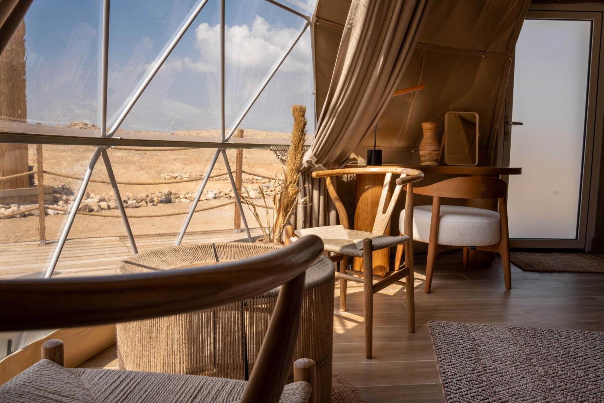 אל עין Pura Eco Retreat, Jebel Hafit Desert Park מראה חיצוני תמונה